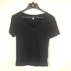 BP Nordstrom Black V-Neck Short Sleeve T-Shirt